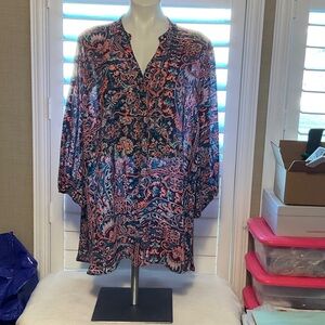 Floral Print Women's Blouse